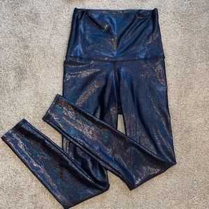 Emily Hsu Shine High Waisted Leggings & Top Set